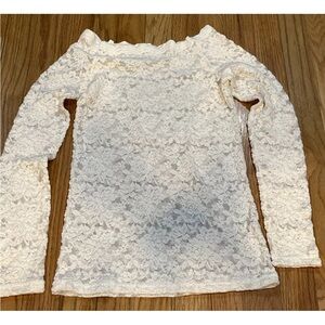 Rare! Vanilla Spoon Lace Top S Korea